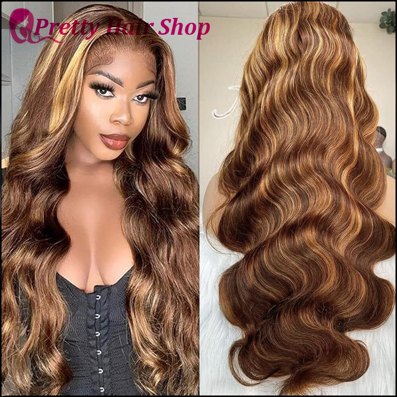 My StoreWig4*6 Highlight Glueless Wear Go Lace Wig Peruvian Human Hair4*6 Highlight Glueless Wear