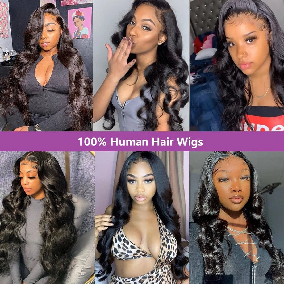 My StoreWig40 inch Hd Lace Front Wig Human Hair 13x6 Body Wave Lace Frontal Wig 140 inch Hd Lace Front Wig Human Hair 13x6 Body Wave Lace Frontal Wig 13x4 Loose Wave Lace Front Wigs Curly Wigs 100% Human Hair