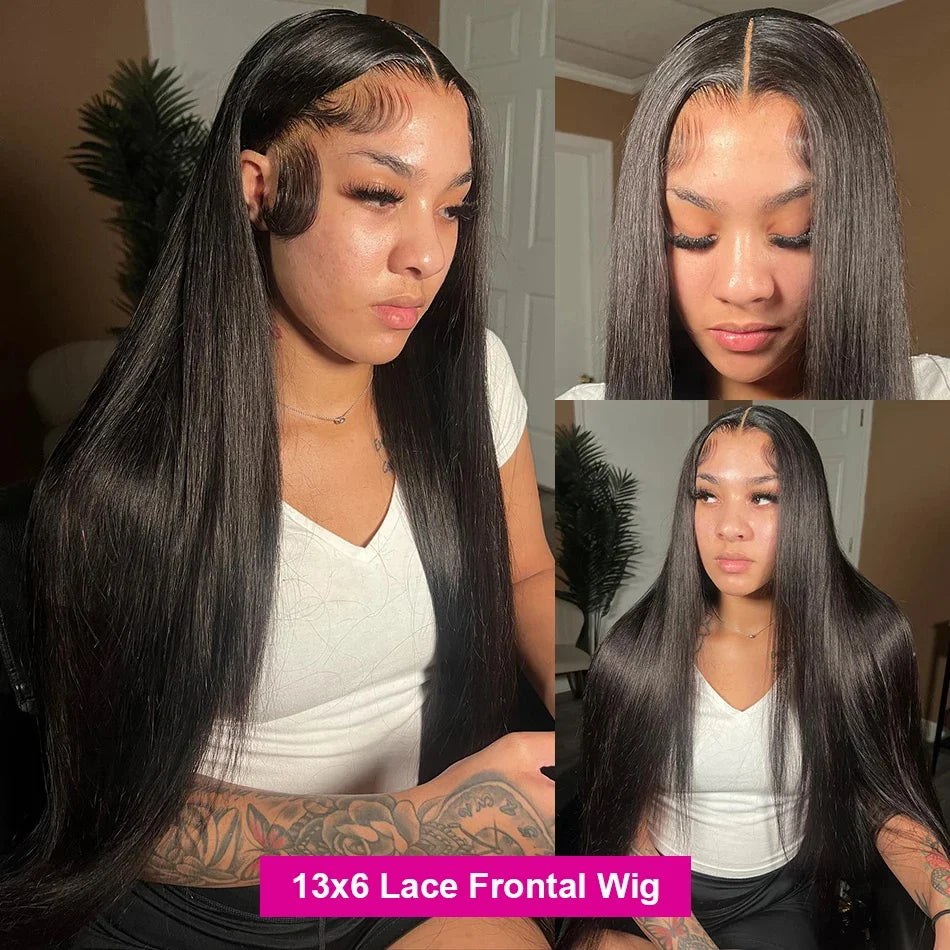 My StoreWig30 40 Inch 13X4 13x6 Lace Front Wigs Brazilian Bone Straight Human Hai30 40 Inch 13X4 13x6 Lace Front Wigs Brazilian Bone Straight Human Hair Wig HD Transparent 360 Lace Frontal Wig