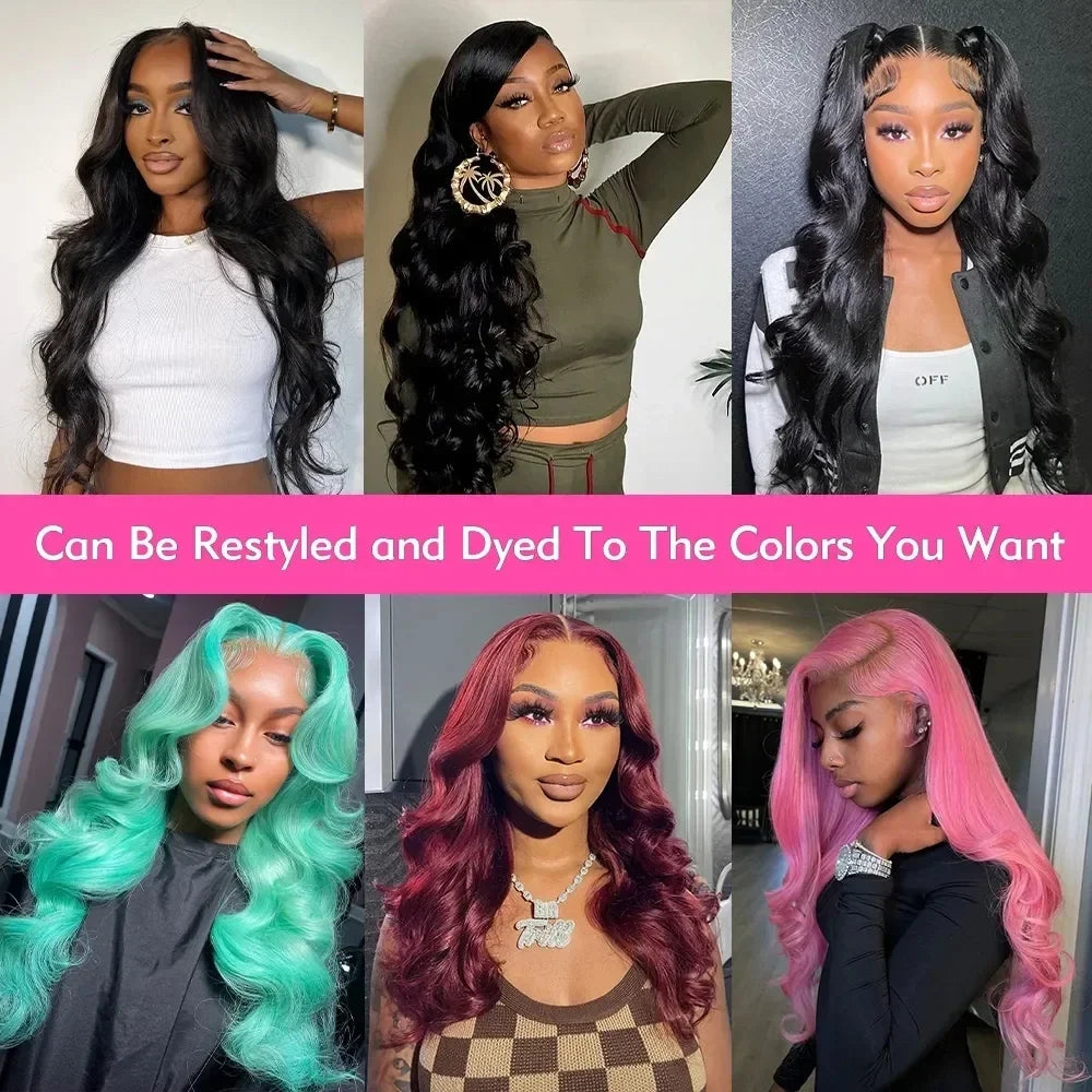 My StoreWig40 inch Hd Lace Front Wig Human Hair 13x6 Body Wave Lace Frontal Wig 140 inch Hd Lace Front Wig Human Hair 13x6 Body Wave Lace Frontal Wig 13x4 Loose Wave Lace Front Wigs Curly Wigs 100% Human Hair