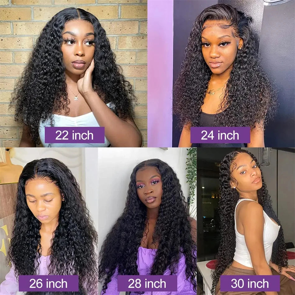 My StoreWig40 Inch Deep Wave 13x6 Lace Frontal 100% Human Hair Wigs Brazilian 20040 Inch Deep Wave 13x6 Lace Frontal 100% Human Hair Wigs Brazilian 200 Density Preplucked Curly Wig