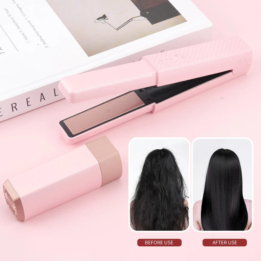 My StoreWigPortable 3 in 1 Hair Iron High Quality Straightening hot comb professi1 Hair Iron High Quality Straightening hot comb professional hair straightener & Curling Iron Styling Tools