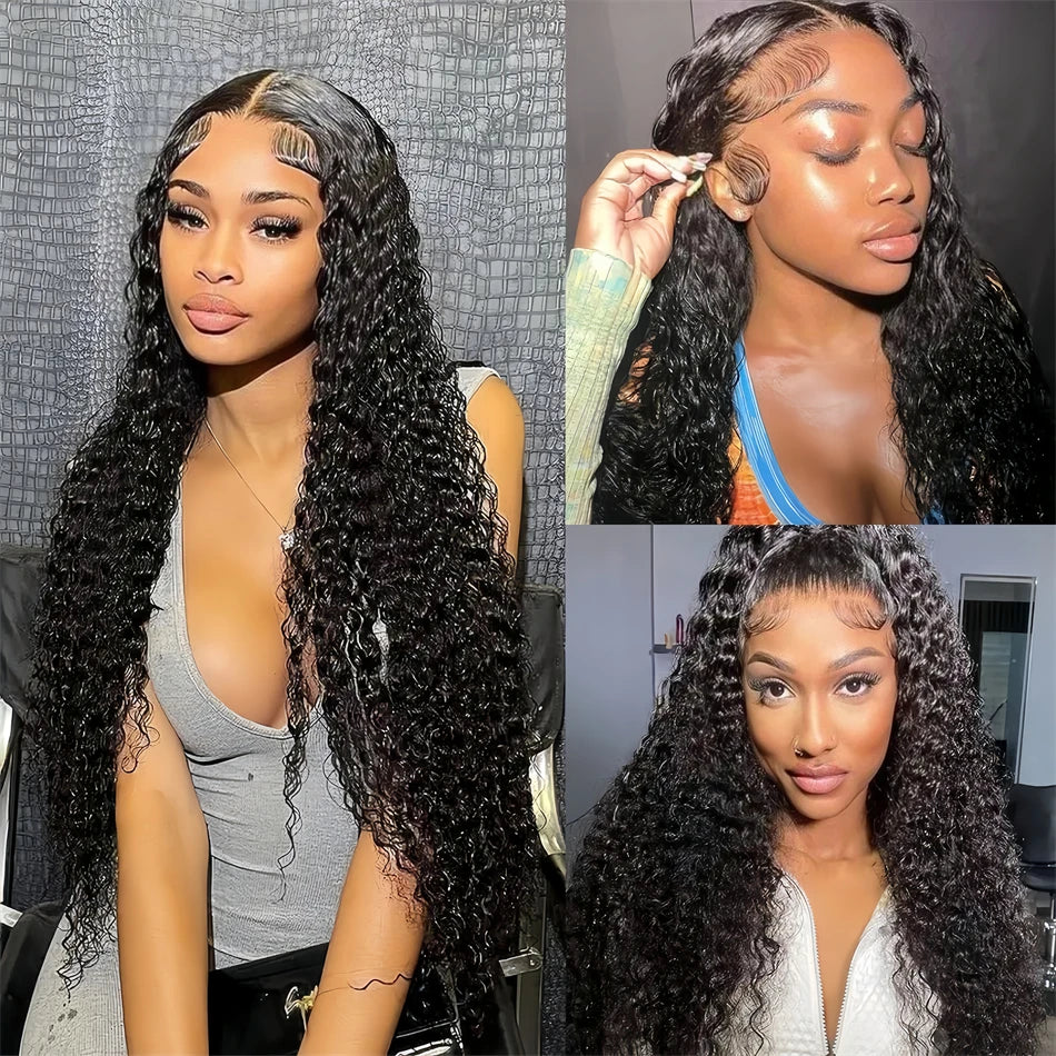 My StoreWig40 Inch Deep Wave 13x6 Lace Frontal 100% Human Hair Wigs Brazilian 20040 Inch Deep Wave 13x6 Lace Frontal 100% Human Hair Wigs Brazilian 200 Density Preplucked Curly Wig