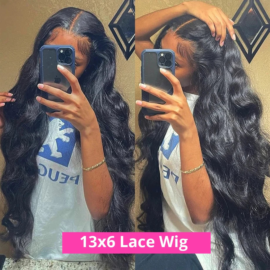 My StoreWig40 inch Hd Lace Front Wig Human Hair 13x6 Body Wave Lace Frontal Wig 140 inch Hd Lace Front Wig Human Hair 13x6 Body Wave Lace Frontal Wig 13x4 Loose Wave Lace Front Wigs Curly Wigs 100% Human Hair