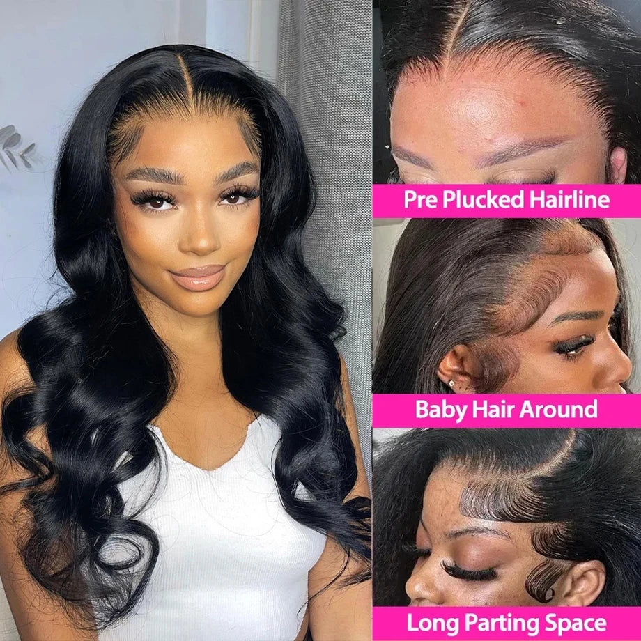 My StoreWig40 inch Hd Lace Front Wig Human Hair 13x6 Body Wave Lace Frontal Wig 140 inch Hd Lace Front Wig Human Hair 13x6 Body Wave Lace Frontal Wig 13x4 Loose Wave Lace Front Wigs Curly Wigs 100% Human Hair